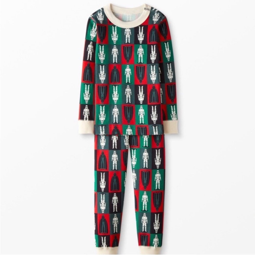 Hanna Andersson long John's size 140 (10) dark side print NWT